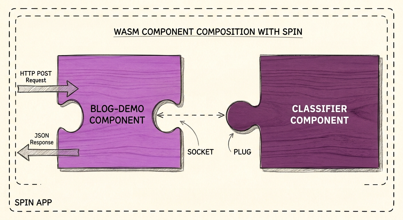 Wasm Composition Illustration - Vibe-Crafted with Google Gemini